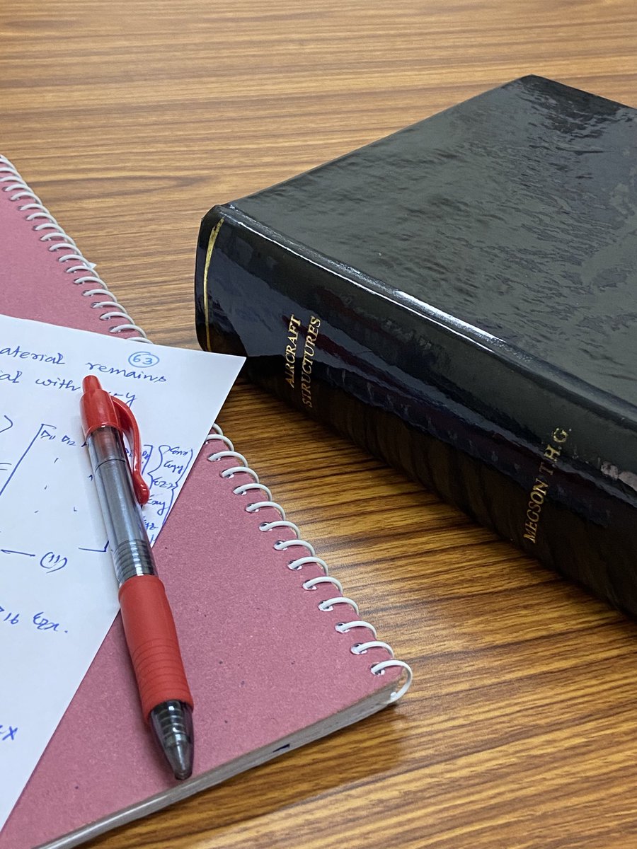 ProfTanmoy's tweet photo. Lectures start next week. This time teaching a PG course on Aerospace Structural Analysis II #teaching #NewSem https://t.co/YEQUXqrX3z