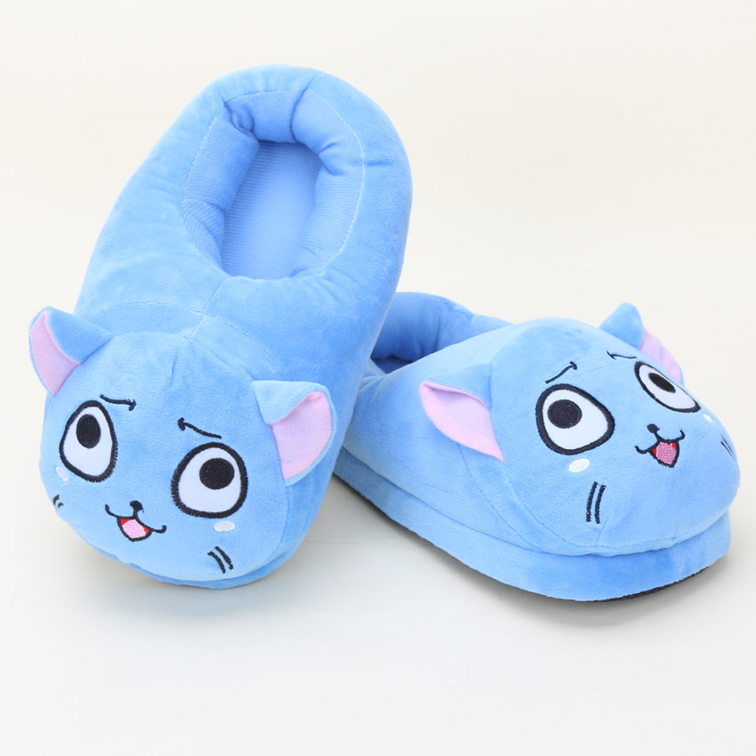Fairy Tail Happy Plush Slippers  #anime #manga #cosplay anime.alidropship.com/fairy-tail-hap…