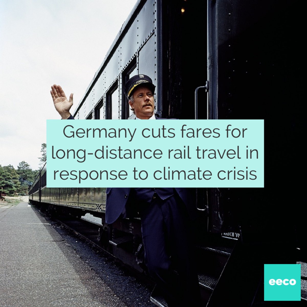 eecoworld's tweet photo. Fares for long-distance rail travel in Germany have dropped as climate protection measures aimed at making train travel more attractive came into effect with the new year. What a great way to incentivise greener lifestyles. #train #greentravel #climatechange https://t.co/mv4tOs5qSm