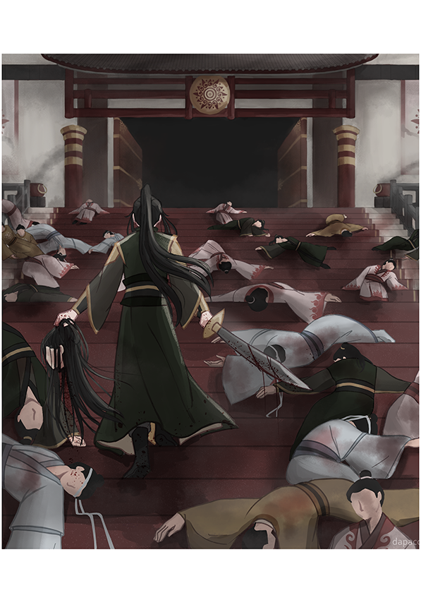 dapacchicode's tweet photo. [cw: decapitation, carnage]

🌒⚔️ #screvengeau ⚔️🌒

uprising / b.a.d.a.b.o.o.m.
my entry for @screvengezine

Zine is available now here: https://t.co/TiaOhQQ39F

#sangcheng  #screvenge 

[1/2] https://t.co/Rz708GjZRv