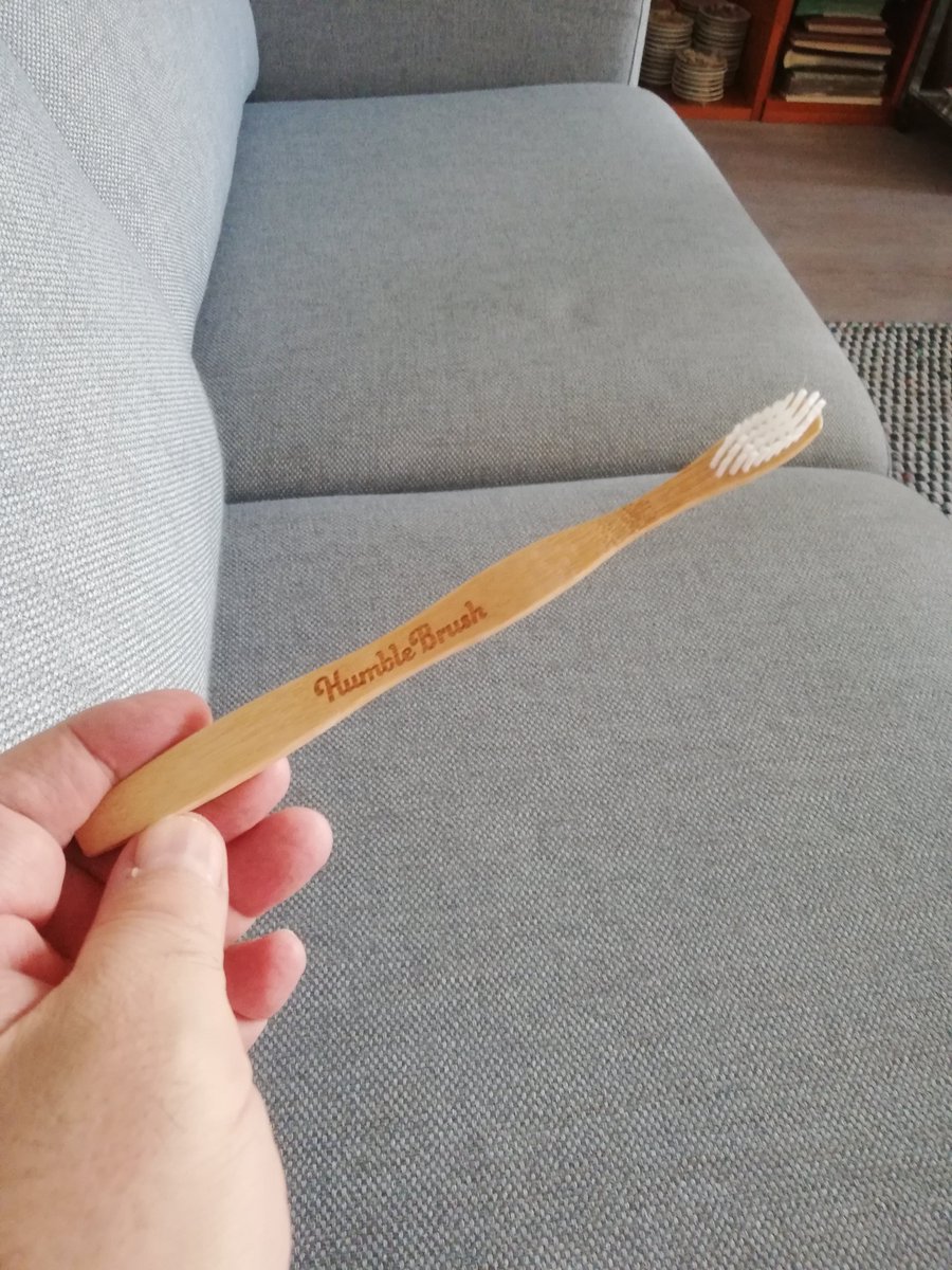 SydesJokes's tweet photo. Switched to #Bamboo toothbrush so no more #plastic toothbrushes for me #HumbleBrush #GoHumble #eco #plasticfree #plasticpollution
@The_Humble_Co https://t.co/W0pZ4BjvSb https://t.co/Yi5FZyCdAh