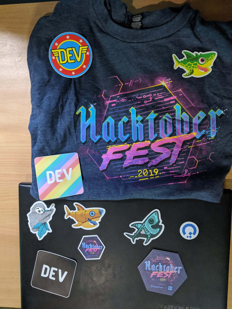 haridevelops's tweet image. Thank you for the goodies @ThePracticalDev @digitalocean @hacktoberfest
One of the good things that happened on 2k19! #OpenSourceContribution #Hacktoberfest
