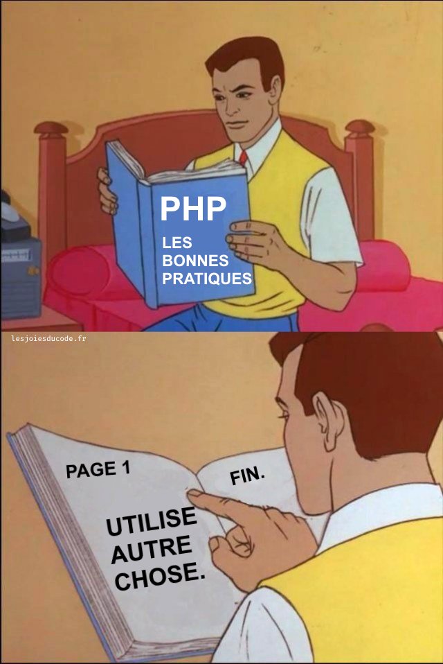 lesjoiesducode's tweet image. PHP - Les bonnes pratiques lesjoiesducode.fr/php-les-bonnes… #lesjoiesducode