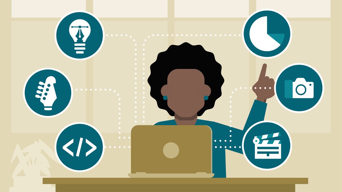 thais_edtech's tweet photo. Here I share ideas for #professionaldevelopment activities that you could do to stay up to date with the eLearning world #professionaldevelopment #instructionaldesign #lifelonglearning https://t.co/x3nEauxrfu (Image from Lynda Library) https://t.co/EfA8SH4XSv