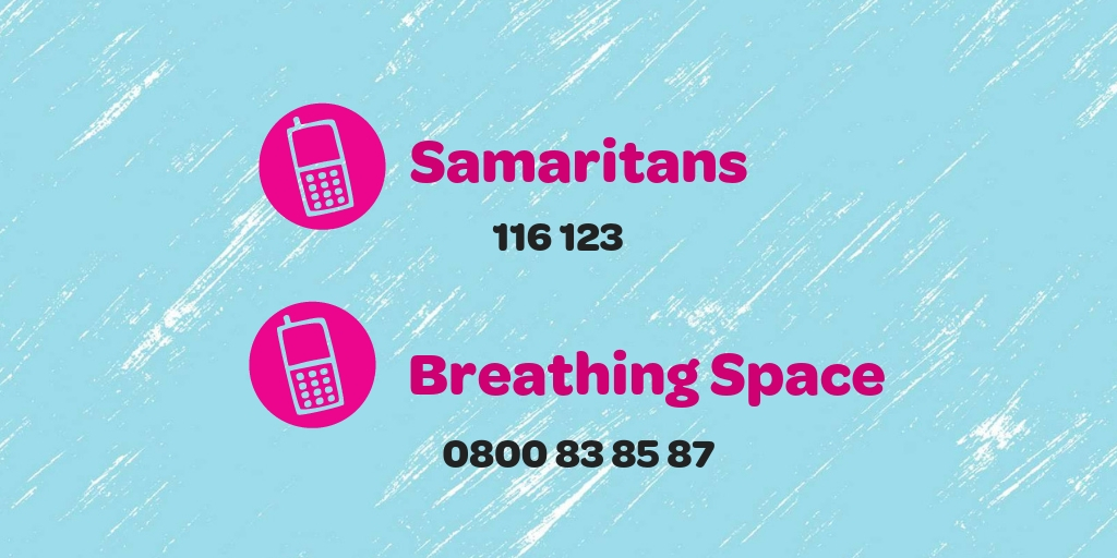 SAMHtweets's tweet photo. If you need to speak to someone @samaritans are available 24 hours a day on 116 123. You can also call Breathing Space on 0800 83 85 87. https://t.co/KsyAcRdW0F