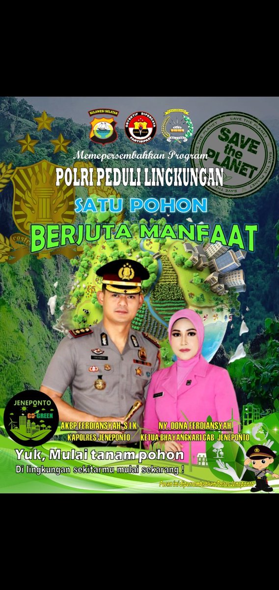 Polri Peduli Penghijauan