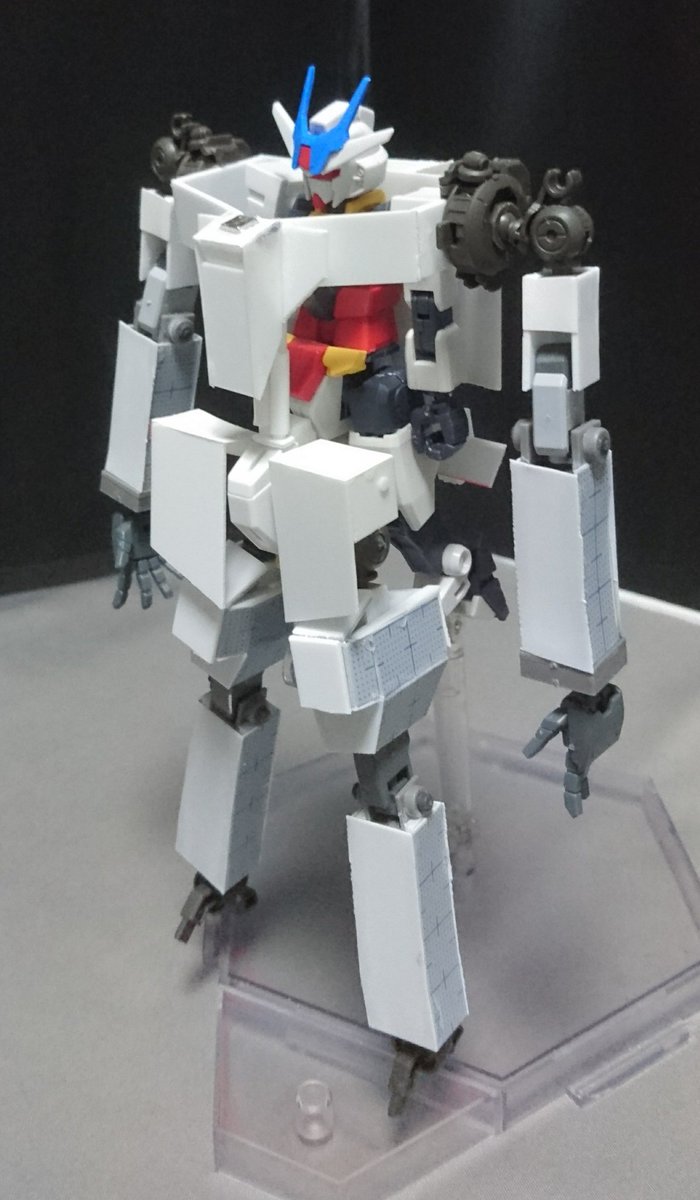 トレノシティ On Twitter ガンプラ プラ板工作 アーマーの基礎部分完成 ここからが頑張り所です頑張ります O