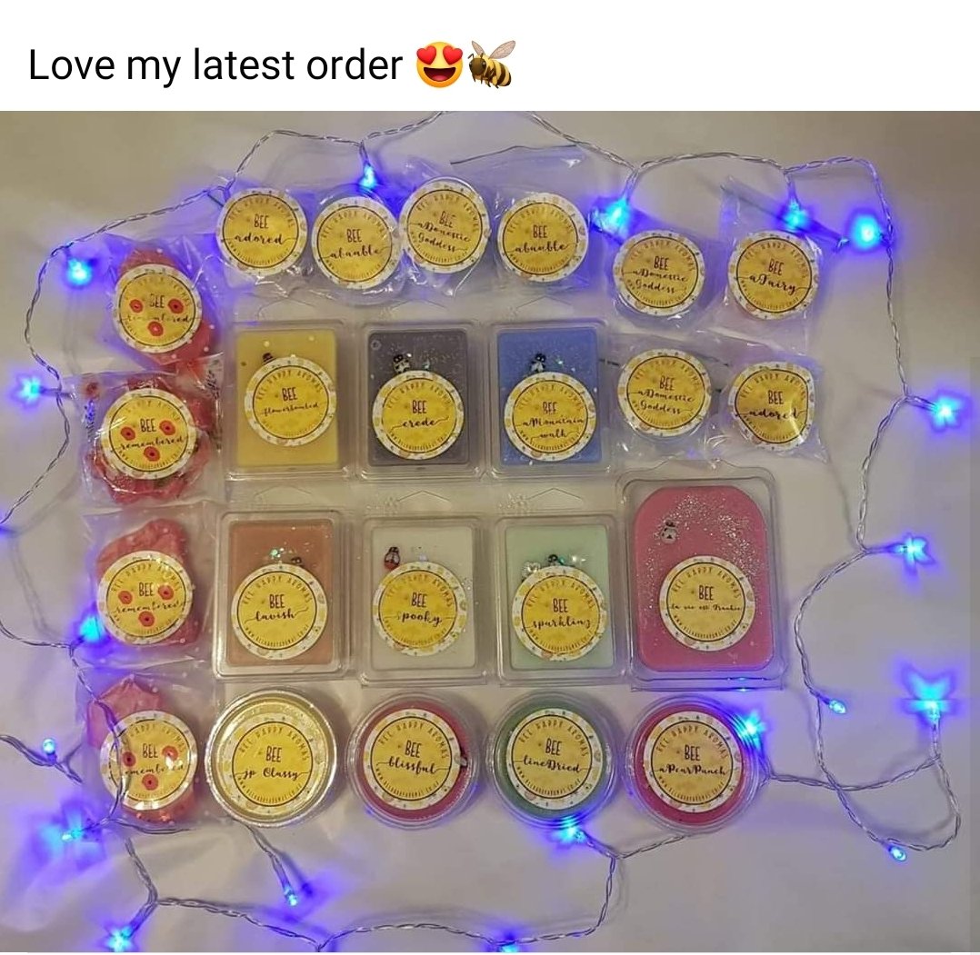 BeeHappyAromas's tweet photo. Look at this amazing photo that a customer has taken of her latest order. 
30% for the whole of the month with code "JANUARY" 
Don't miss out in your favourites,

https://t.co/gaCHAL5X75 https://t.co/0lJYdgwRNP