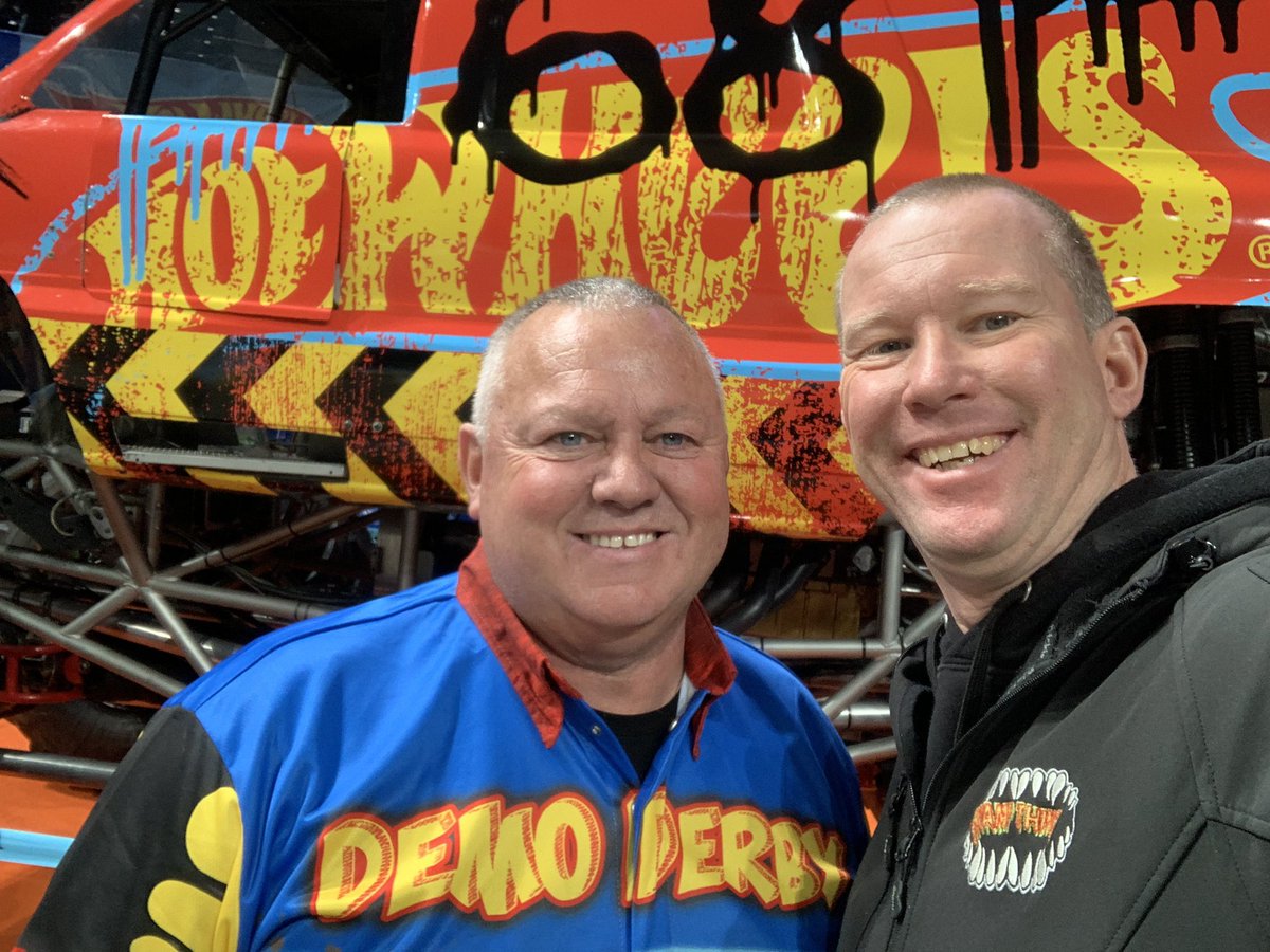 Great to meet the main man himself Greg Kristiansen #hotwheelsmonstertruckslive