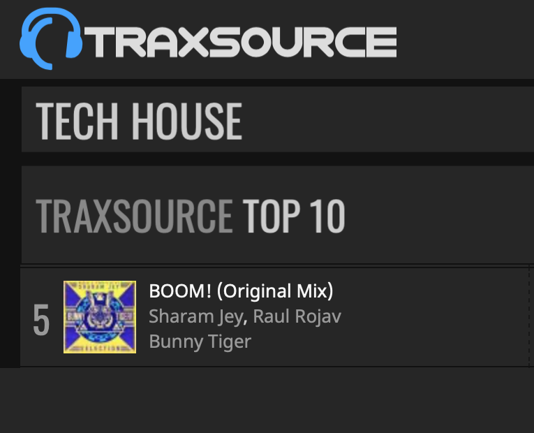 bunnytigermusic's tweet photo. Up to #5 @traxsource 💥❤️💥

Sharam Jey, Raul Rojav - BOOM! 
https://t.co/r6Rsp7SOAz

@SHARAMJEY  #RaulRojavMusic @bunnytigermusic #selectionvol10 #album #sampler https://t.co/H002woVluT