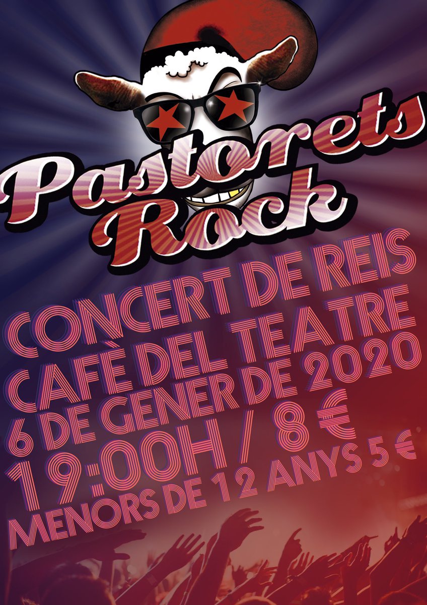 El 6 de gener us esperem al Concert de Reis al Cafè del Teatre <a href="/cafedelteatre/">Cafè del Teatre</a> <a href="/PASTORETSROCK/">Pastorets Rock 🎗</a> <a href="/efsproduccions/">Els Salats (Encara Farem Salat) 🎗</a> 

facebook.com/events/s/pasto…