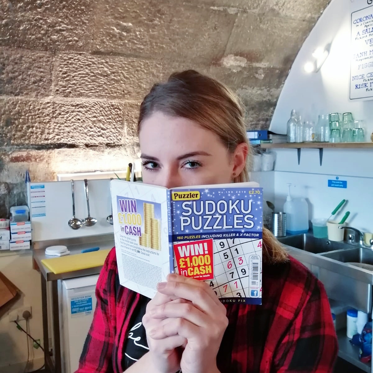 Sudoku or food to go? 🥗🥪🤓 Swing by and see us for some healthy lunch (and healthy banter!).