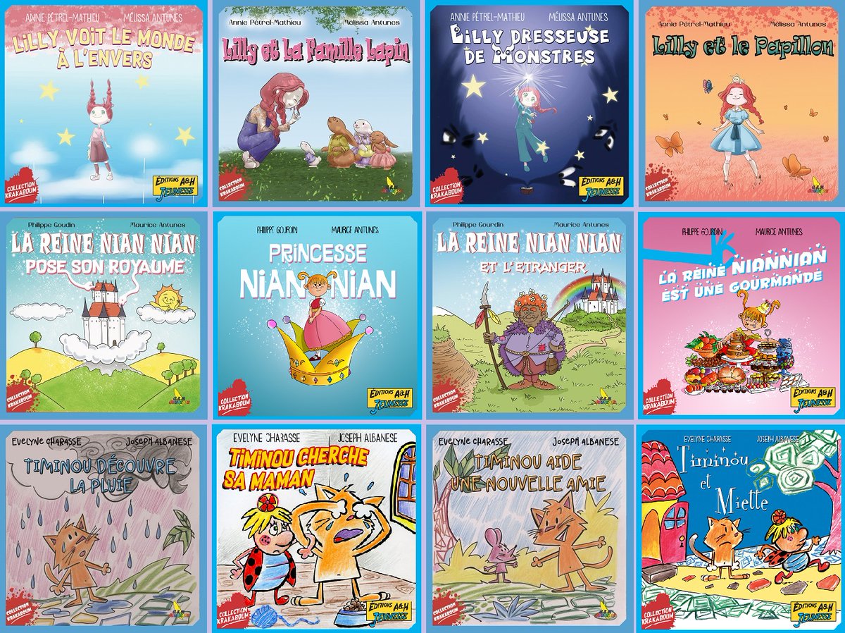 lestempsdavant's tweet photo. En mars c'est le retour de Lilly,Princesse nian-nian et Timinou ! Collection #krakaboum des éditions A&amp;H. QUAND LIRE RIME AVEC PLAISIR ! #aeth #aethteam #krakaboum @annie_petrel @antesse https://t.co/469QPexZfg