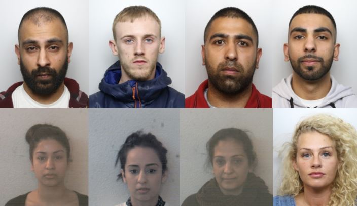 syptweet's tweet photo. Five people have been jailed for their part in a #Sheffield drugs operation, disrupted by #SheffieldFortify officers. Three others, also convicted, are due to be sentenced later this month. Read more here - https://t.co/g34KWu9gtG https://t.co/OKcMMttEo9