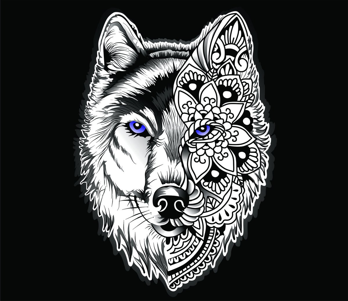 #wolf #tattoo #design #unique
