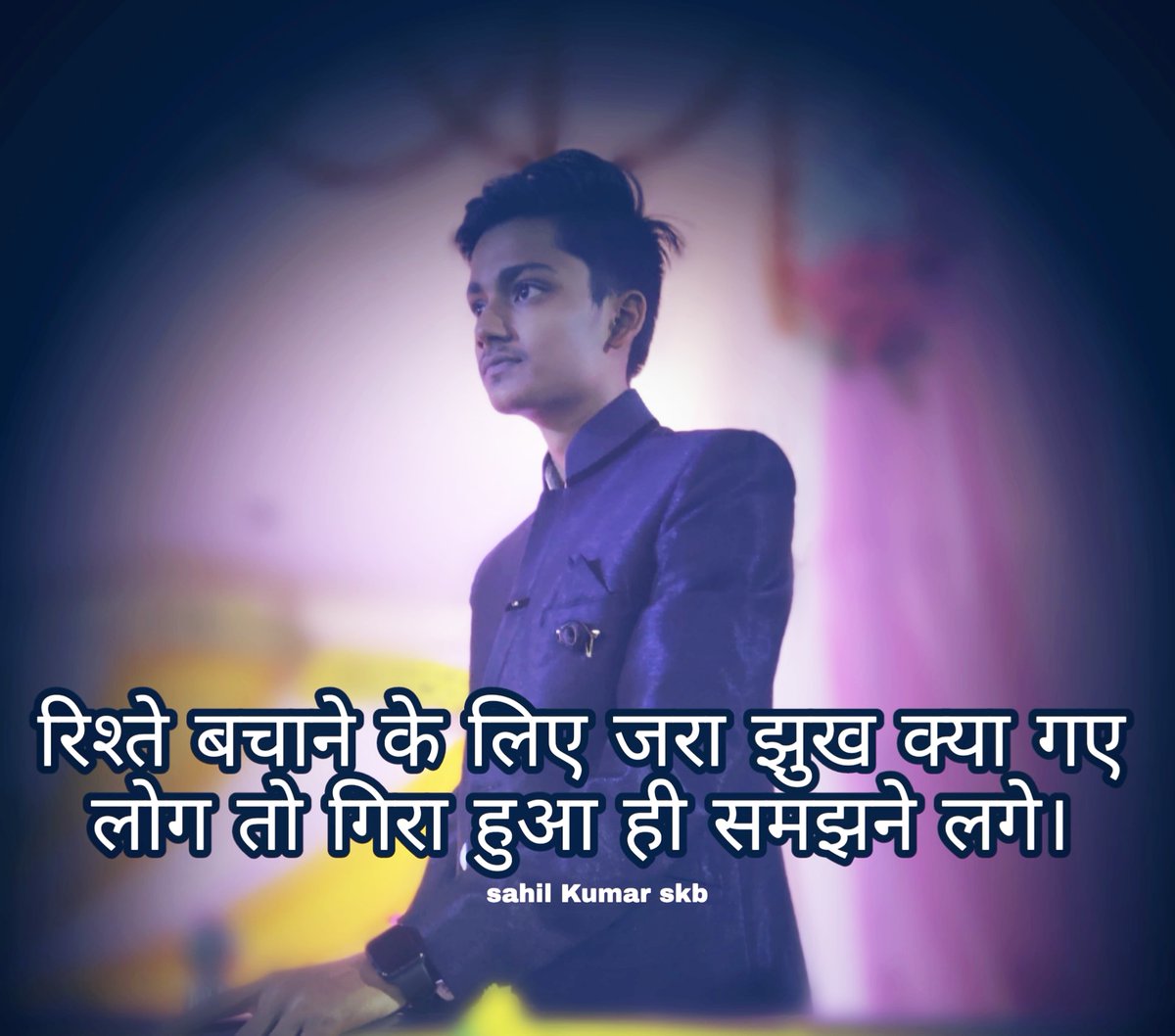 sahilkumarska's tweet photo. #sahilkumarskb #MotivationalQuotes #motivation #motivationalquote #motivationchallenge #motivate #skbquotes #skbtutorials #hindimotivation #Shayari https://t.co/a53mVNBX8y