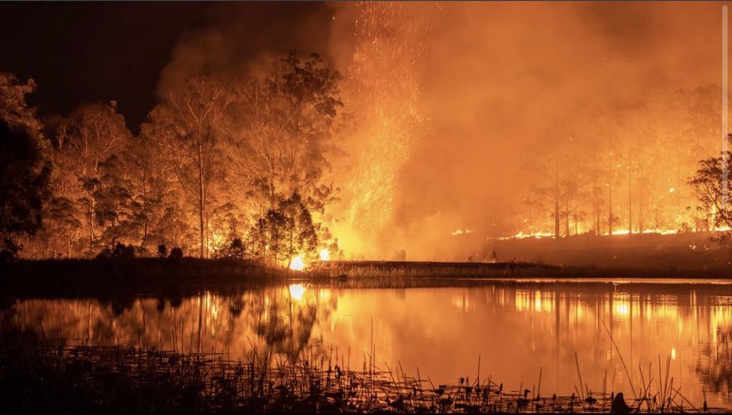 valleysqueenx's tweet photo. Why do the catastrophic scenes in Australia not alarm anyone!? 

THERE IS A FIRE IN AUSTRALIA THE SIZE OF MANHATTAN 

What if instead of thinking of Brexit and going to war with Iran we actually fucking helped one-another and save the god damn planet! 🌍 #AustraliaOnFire https://t.co/cwksGiZbBj