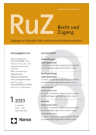 EllenEuler's tweet photo. Neues Jahr, neue juristische #OpenAccess Zeitschrift: "Recht &amp; Zugang" zum #KulturellenErbe &amp; #Wissenschaftskommunikation @NomosVerlag Alle Beiträge sind CCBY lizenziert, die Publikation ist kostenfrei, der Zugang nach 6 Mon od. sogleich über #Repositories https://t.co/llFYLlcGlT https://t.co/spQZFo4bSh