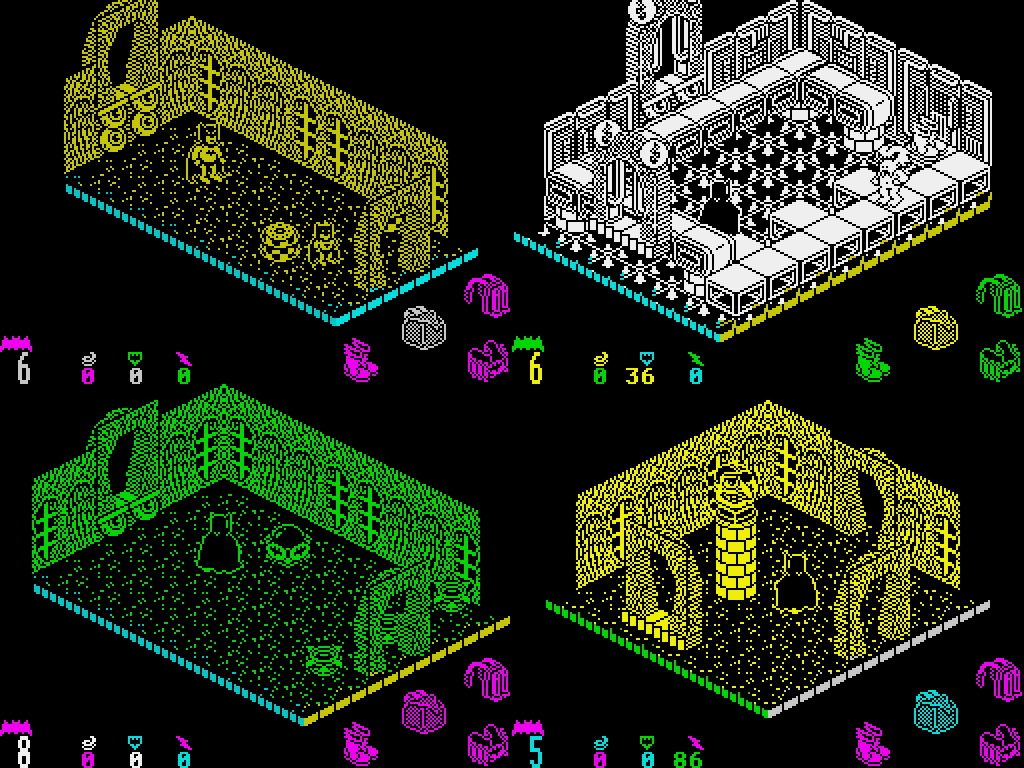 RetroGameGeeks's tweet photo. SPECTRUM SATURDAY: BATMAN In 1986 the caped crusader set out to rescue Robin. The very first Batman videogame ever released this was an incredible isometric action adventure, did you ever collect all 7 parts of the Batcraft? #retrogaming #ZXSpectrum #CPC #MSX #Batman #80s #gaming https://t.co/eyuKnew8P4