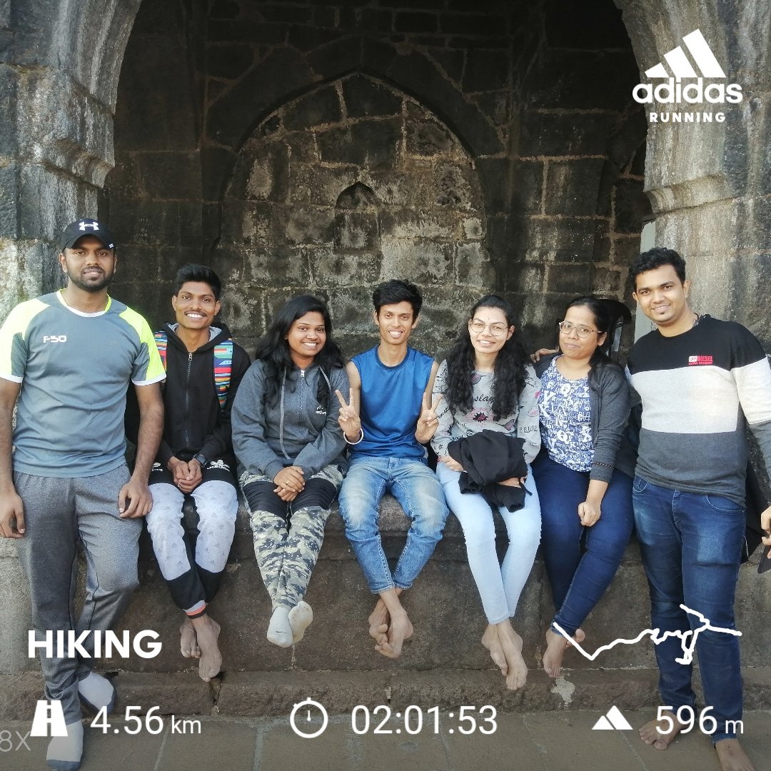 amaxrule's tweet photo. Completed Raigarh Trek with fellow members of #OneSpiritSports .
Climbed in shortest time possible with no casualties at all.
Activity recorded through @adidasrunning
#adidasrunning
#AmaxRule
#hiking https://t.co/hUWkgtgGBC
