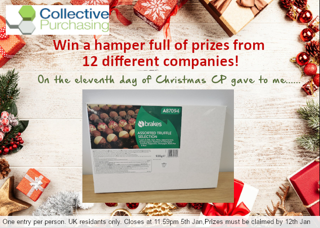 collectivepurch's tweet photo. On the 11th day of #Xmas we gave to you; a tray of 11 different truffles from @Brakes_Food including #Champagne flavored! Follow us and answer this q; using #CP12Days - how many gifts in total are there in the 12 days of Xmas #Win #Giveaway #Prize #Comp https://t.co/JmjPuPpwjr