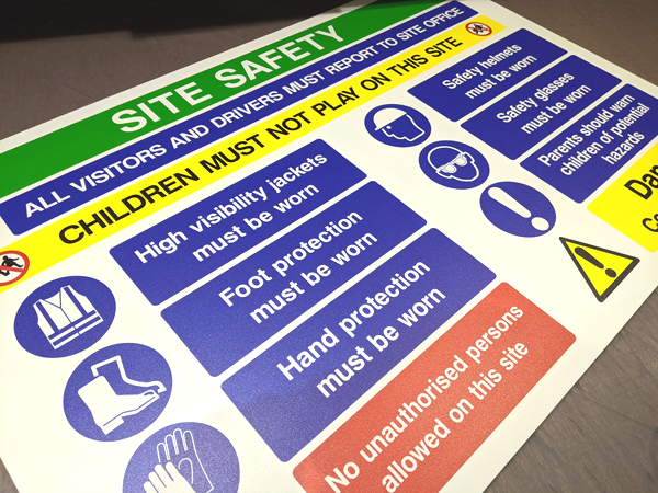 thesignshedUK's tweet image. Site Safety Construction Sign #ConstructionSigns #Construction #BuildingSites #safetysigns #SignShop #HSE #safetysheedblog #TheSignShed