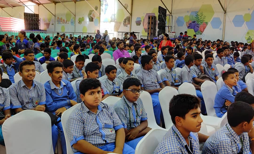 isc2020's tweet photo. #107IndianScienceCongress# Inauguration of Children Science Congress by Bharath Ratna  Prof. CNR Roa# Future Scientist's in today's Conclave https://t.co/z3DjKRTlZ8