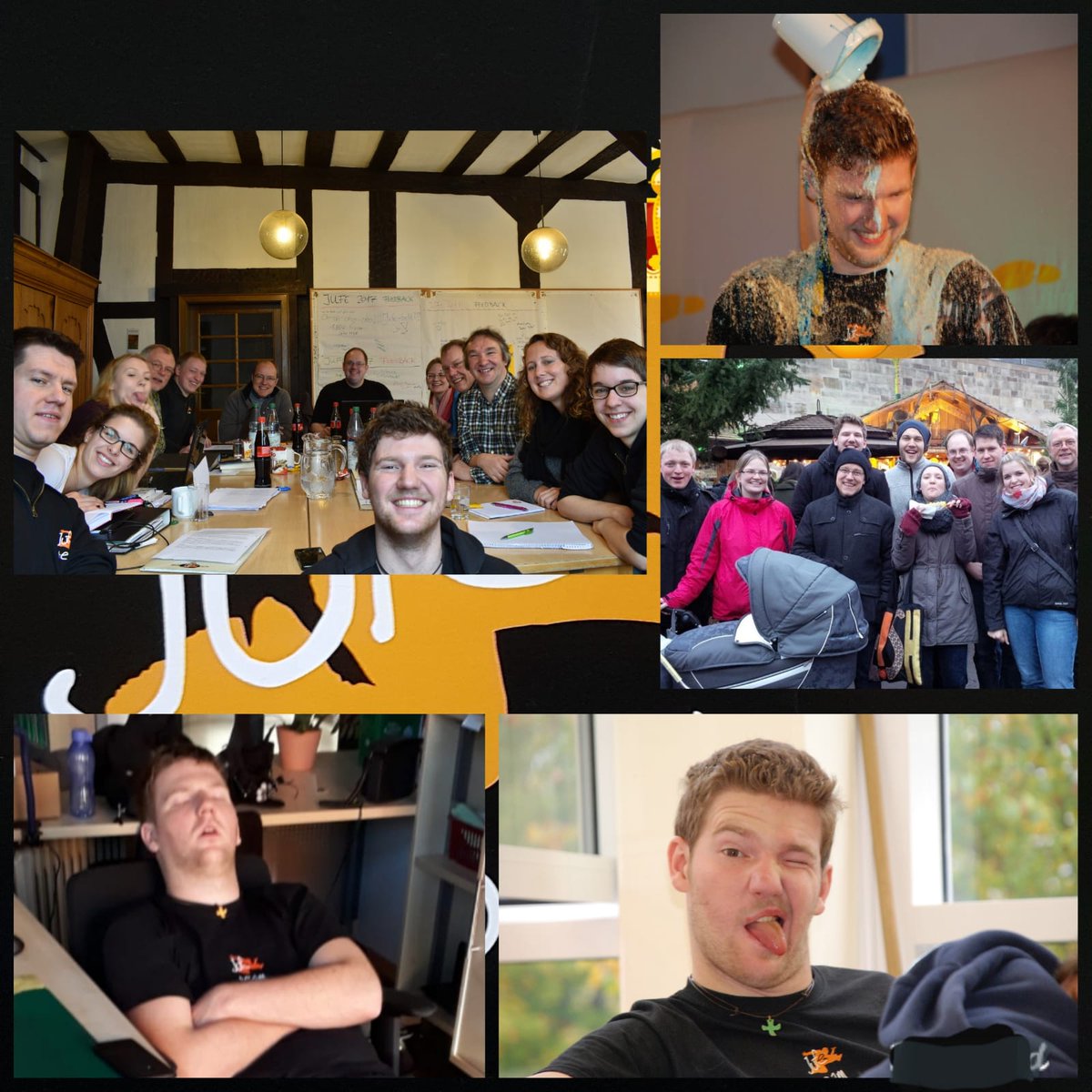 selkjufe's tweet photo. Jonas verlässt das Team und verabschiedet sich: 
„Es ist schon einige Jahre her, als ich das Schwarz (und Orange) angelegt habe. 

Seitdem ist das JuFe ein fester Bestandteil meines Lebens geworden. Vor Allem das Team war so viel mehr als "Kollegen". (1/3) https://t.co/vApY584RMg