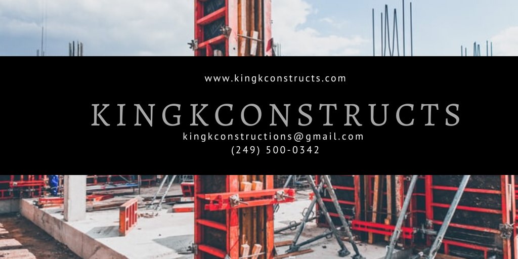 ConstructsKingk's tweet photo. ''King K Construction is a renovations and constructions services incorporation. We are a group of professional contractors and field experts.''
#canada #Toronto #projects #construction https://t.co/anhQrcrETD