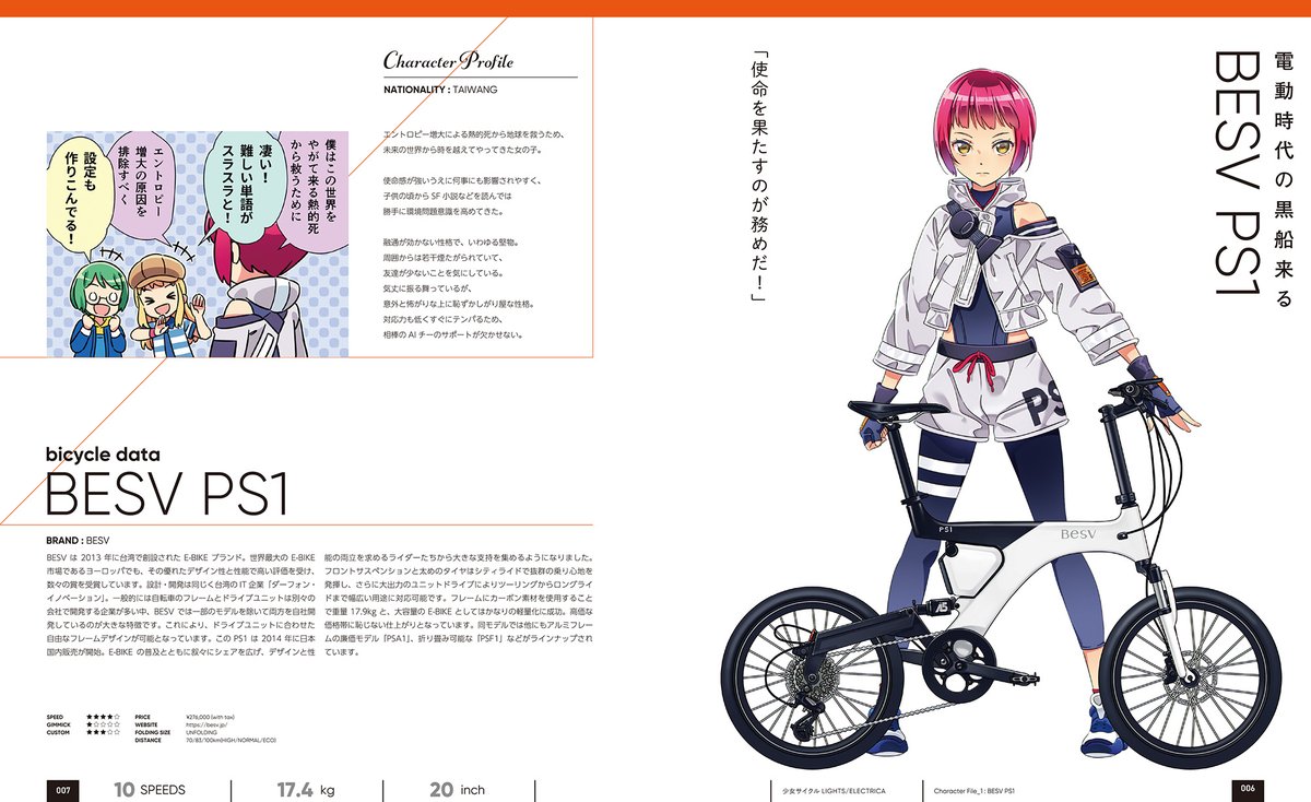 【宣伝】
C97新刊の「少女サイクル LIGHTS/ELECTRICA」、以下のショップにて絶賛委託取り扱い中です。小径自転車の擬人化プロジェクトです。何卒～。
メロンブックス https://t.co/fYREJ4H3BP
とらのあな https://t.co/vxzSvUEV2Z
COMIC ZIN https://t.co/tTOAgpG6tI 
