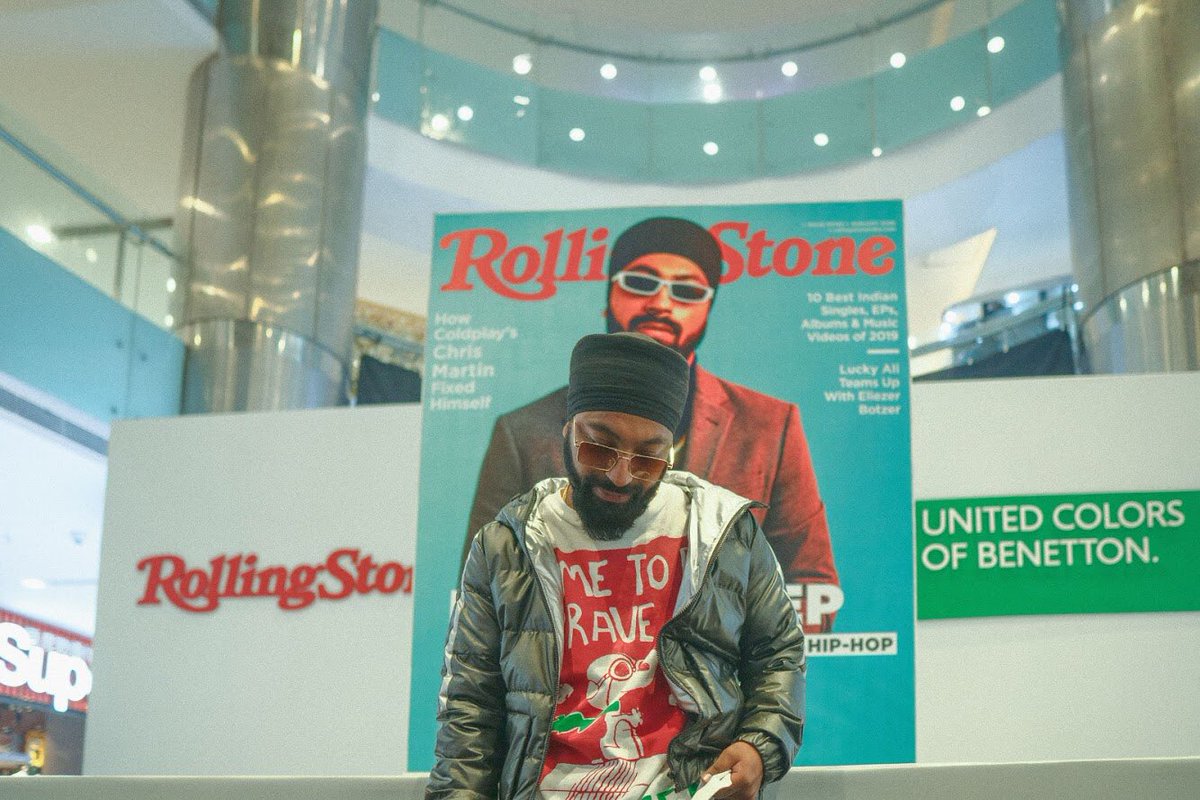 azadirecords's tweet image. Some photos of @prabhdeepmusic yesterday at the launch of the new @RollingStoneIN January 2020 cover. Thank you for having us! 🔺🔥

📷: Anurag Sharma
#PrabhDeep #AzadiRecords