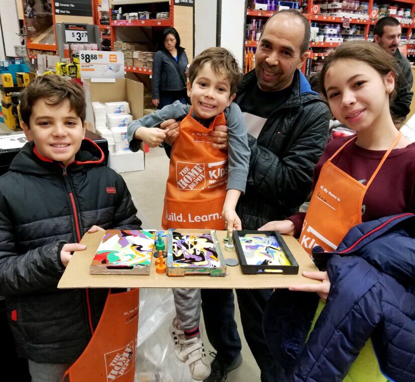 itsscamella's tweet photo. 💥First completed Workshop Kits of 2020!!! 💥These 3 got creative with their game boards!! 💥 #KidsWorkshop #MA4640 #D278OrangeProud #FutureCustomers @CollazoH @JDorseyTHD https://t.co/C2ipfPs4nX