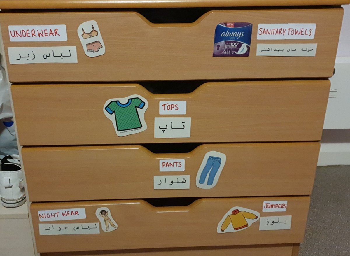 Helping one of our patients who speaks little English with her room care 😁 #BusySaturdays #StansfieldPlace