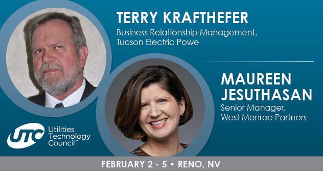 BRMInstitute's tweet photo. We are excited to announce @TRKrafthefer and @maureenjesu are featured #BRM speakers at the Utility Telecom Forum 2020 @UTCNow  February 2-5 in Reno, NV. 
https://t.co/uILqCu3lSX https://t.co/F6EwS3Kryr