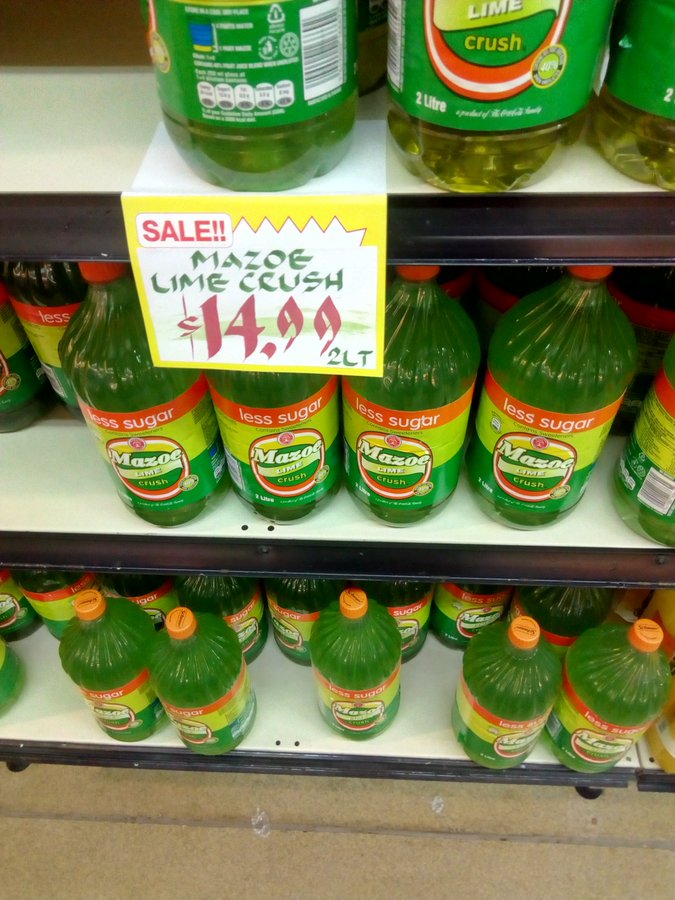 Mazoe Lime Crush sale