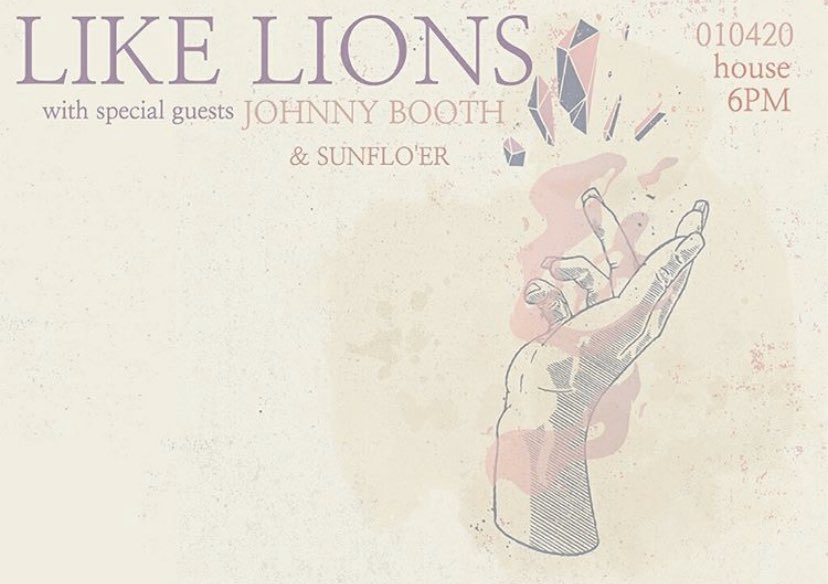 johnnyboothNY's tweet photo. House party in the NY capitol region tonight w/ @sunfloerny and the triumphant return of @like_lions. DM us for details
#metalhouse #metalcore #alternativemetal #secretshow #metalphoto #banddesign #musicislife #metal2020 #houseshow https://t.co/5RzoAzsdKy