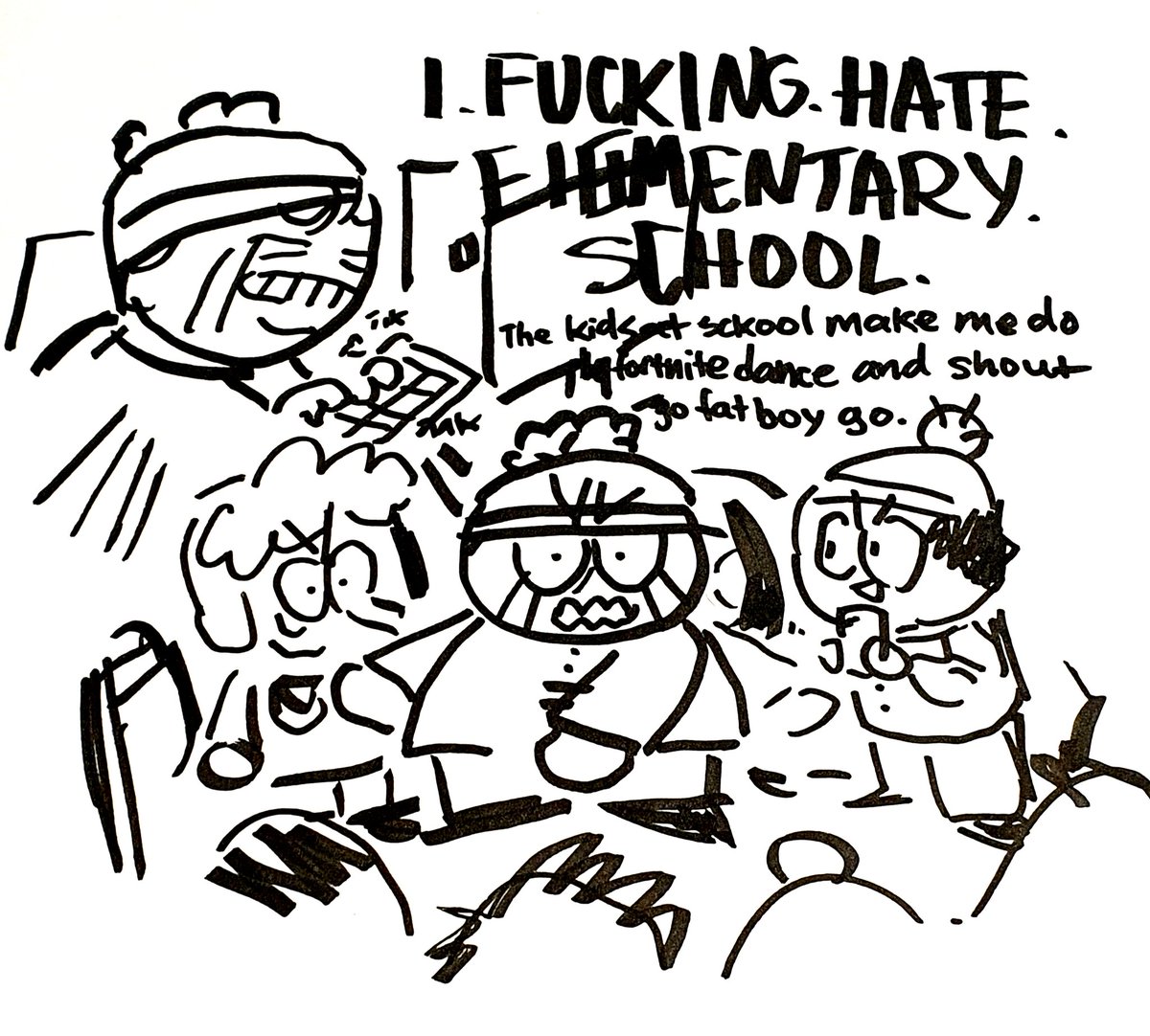 oh yeah a south park doodle i did 