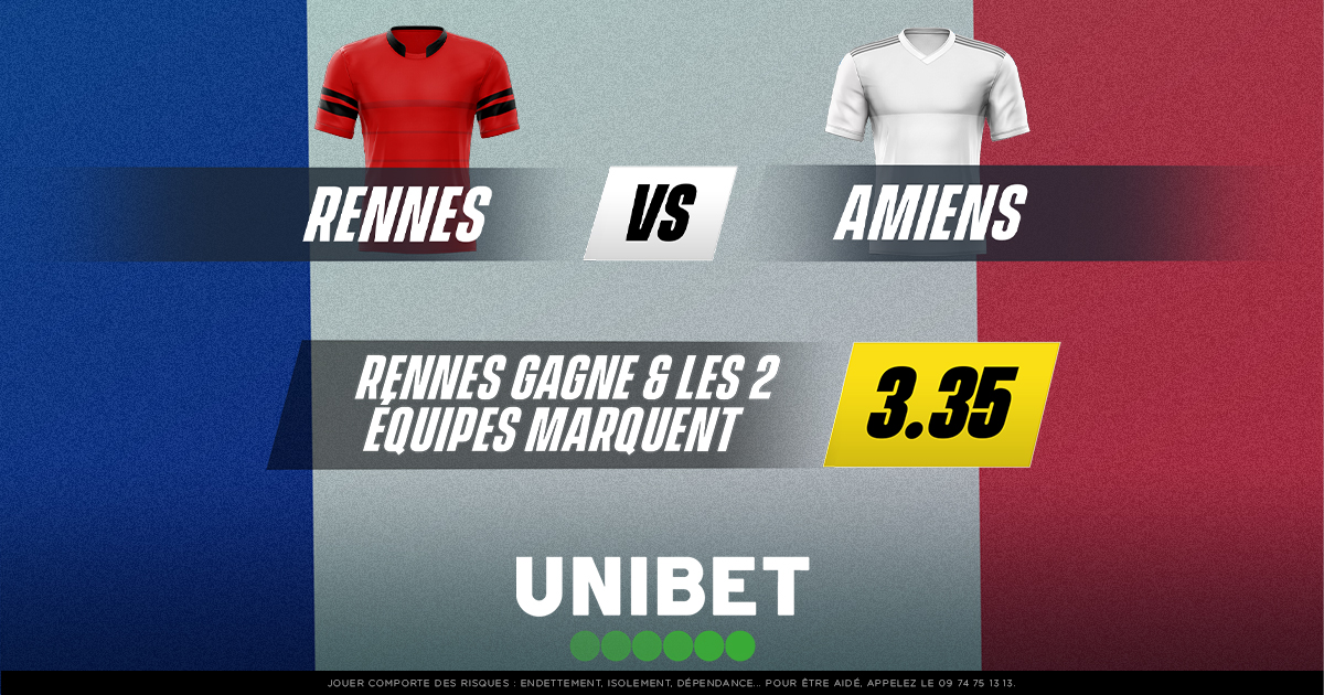 UnibetFrance's tweet image. 🏆 Le tenant du titre entre en scène ! 

🔴⚫ Les Rennais s'imposent mais concèdent un but face à  Amiens ?  

#SRFCASC