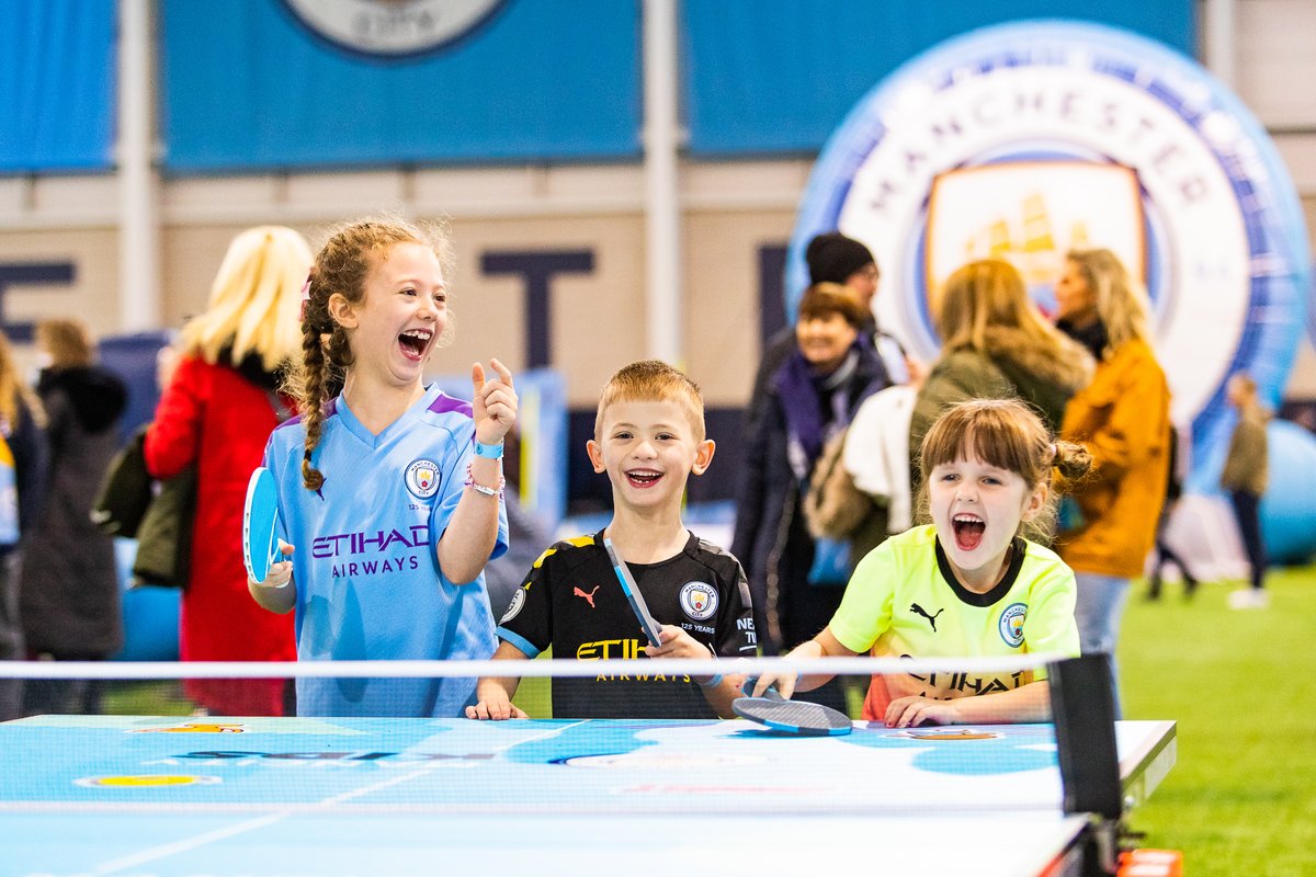 You just know Man City kids fanzone is going to be a big one when the  #FACup is in town! 🎊 Now time for the game! 💪 🔵 #ManCity, image size:1200x800