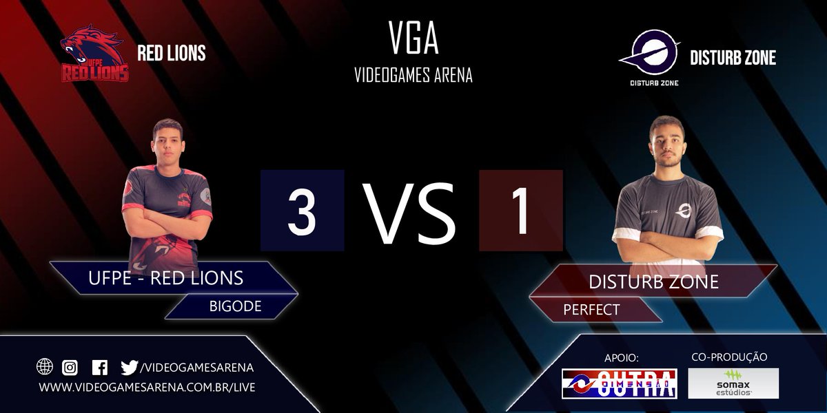 VideoGamesArena's tweet photo. QUE VITÓRIA!

Garantindo a classificação a @UFPELions garante a classificação vencendo por 3 x 1 na série! 

#VGArena 🕹 https://t.co/JuHcwdPZOO