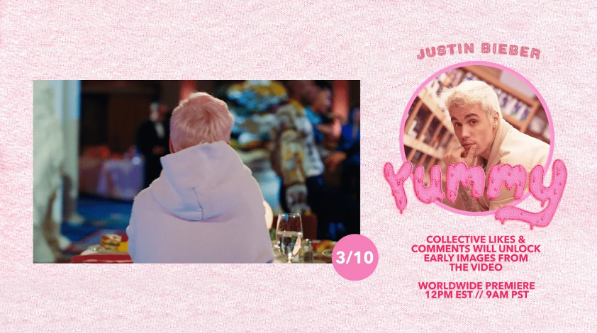 JBAOfandom's tweet photo. Siguen desbloqueándose fotos del videoclip oficial! #Yummy #Bieber2020 #JBAO https://t.co/HVAejoMvi9