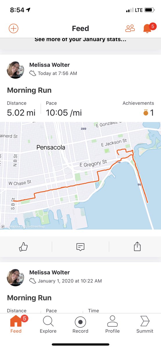 CoachWolterUWF's tweet photo. Hard to believe that only 3 years ago I ran a pace just 25 seconds slower than this to complete the 26.2 miles of the Pensacola Marathon. #DoubleBridgeTraining #RunPensacola #UWFVB #Goals #GoArgos #WhatsYourWhy #RunningIsMyDrug https://t.co/AD9g4SiJQi