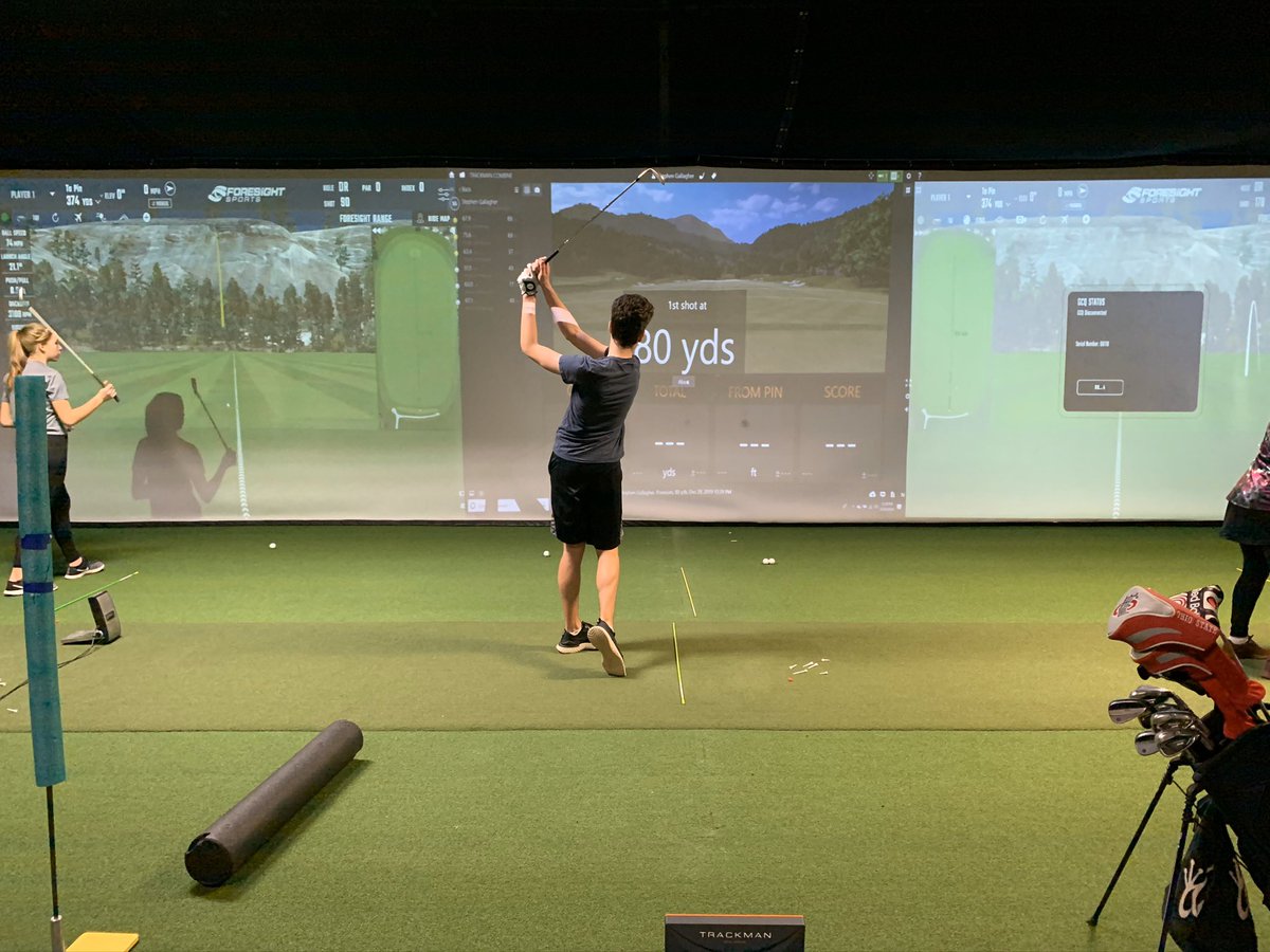 Elitegolf1's tweet photo. Testing out wedge distance with Trackman. #juniorgolf #coaching #majga https://t.co/G8o0Bqhup5