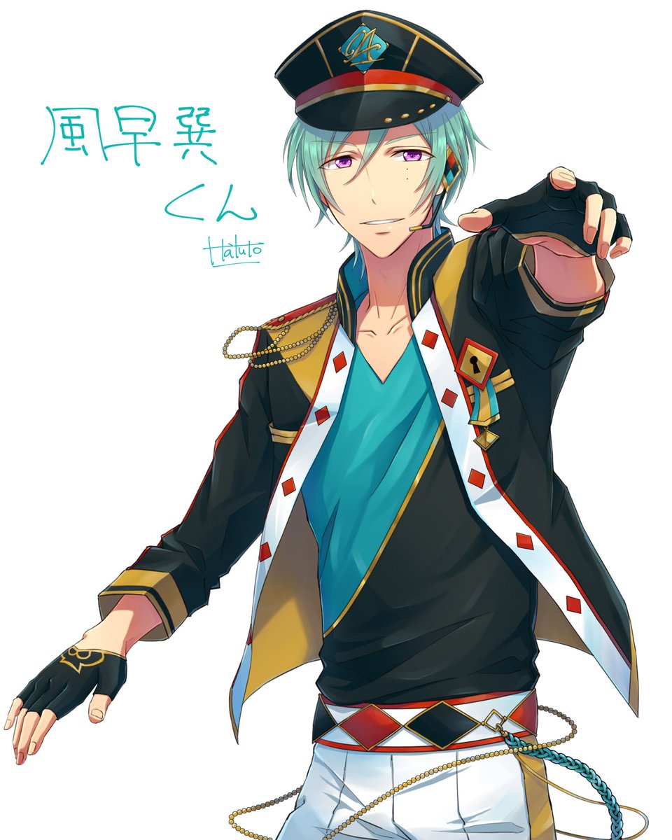 とりあえず風早巽くん（ALKALOID）着色完了～背景は寝てから！作業BGM