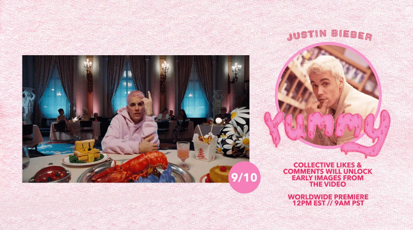 JBAOfandom's tweet photo. Últimas fotos desbloqueadas del videoclip oficial! Ahora sólo resta esperar los últimos minutos! #Yummy #Bieber2020 #JBAO https://t.co/79daWWyQvT