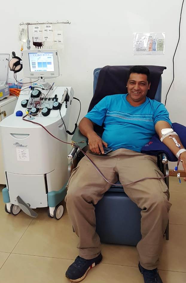 Hugo Rodríguez y Mauricio Campodominico forman parte del equipo de nuestros héroes solidarios. En estos primeros días del 2020 se acercaron donar. Ellos son donantes de doble producto de glóbulos rojos por aféresis. ¡¡¡Gracias totales!!!