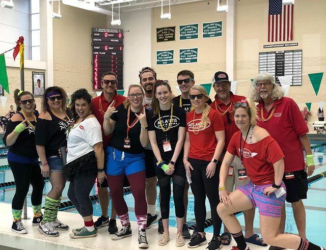 Heck yes 80s day on deck coaching!!!! #80sfashion #coachingday #coach #swim #swimming #atlantisswimming ift.tt/2MVi7GS