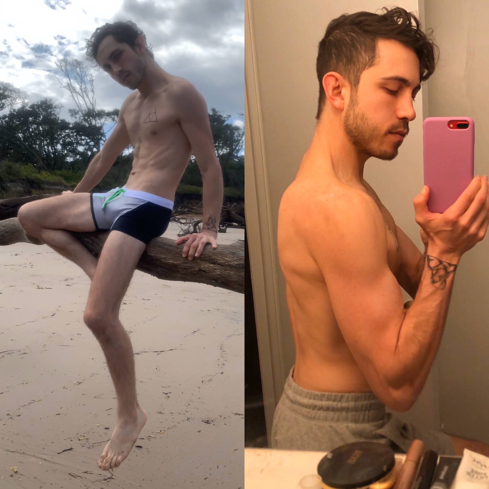 twunkthetwink on X: Left: 118 lbs Right: 131 lbs The left was taken around  2 months ago and the right was taken this morning. Getting thicker 💪  #gayboy #gayjew #twink t.coasnNum5qhq  X