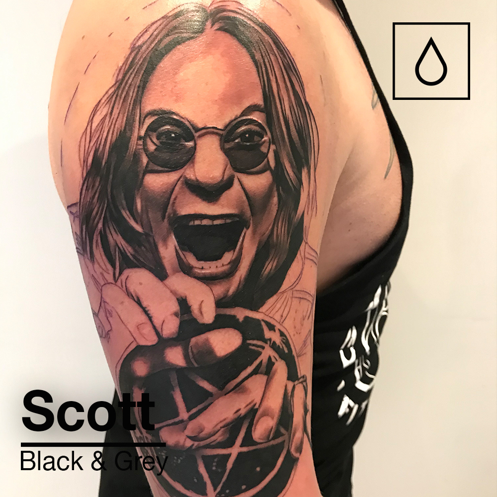 Portrait of Ozzy Osbourne by DeadDoll on Stars Portraits