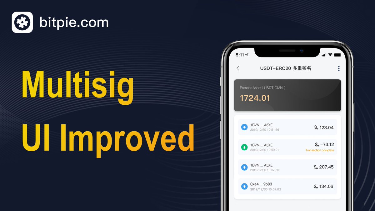BitpieWallet's tweet photo. Update 2
User interface improved!
Welcome try our hardware wallet #BitHD
https://t.co/mB9eJNlW7V
#blockchain #Multisig https://t.co/aONdi7Hqe6